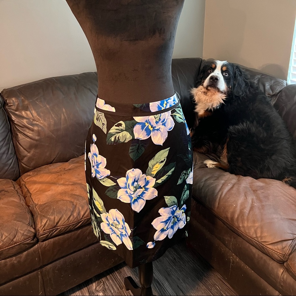 Banana Republic floral skirt